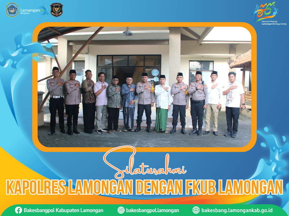 SIlaturahmi Kapolres Lamongan dengan FKUB Lamongan, Tingkatkan Sinergitas Ciptakan Masyarakat Harmonis
