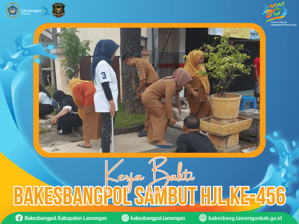 Bakesbangpol Lamongan Berbenah Menjelang Lomba Green Office