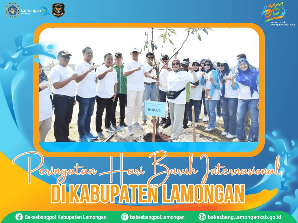 Peringatan Hari Buruh di Lamongan Diwarnai Kegiatan Positif