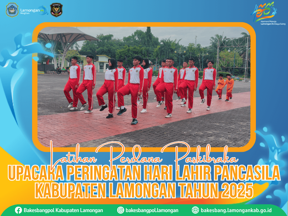 Latihan Perdana Persiapan Upacara Hari Lahir Pancasila Tahun 2025