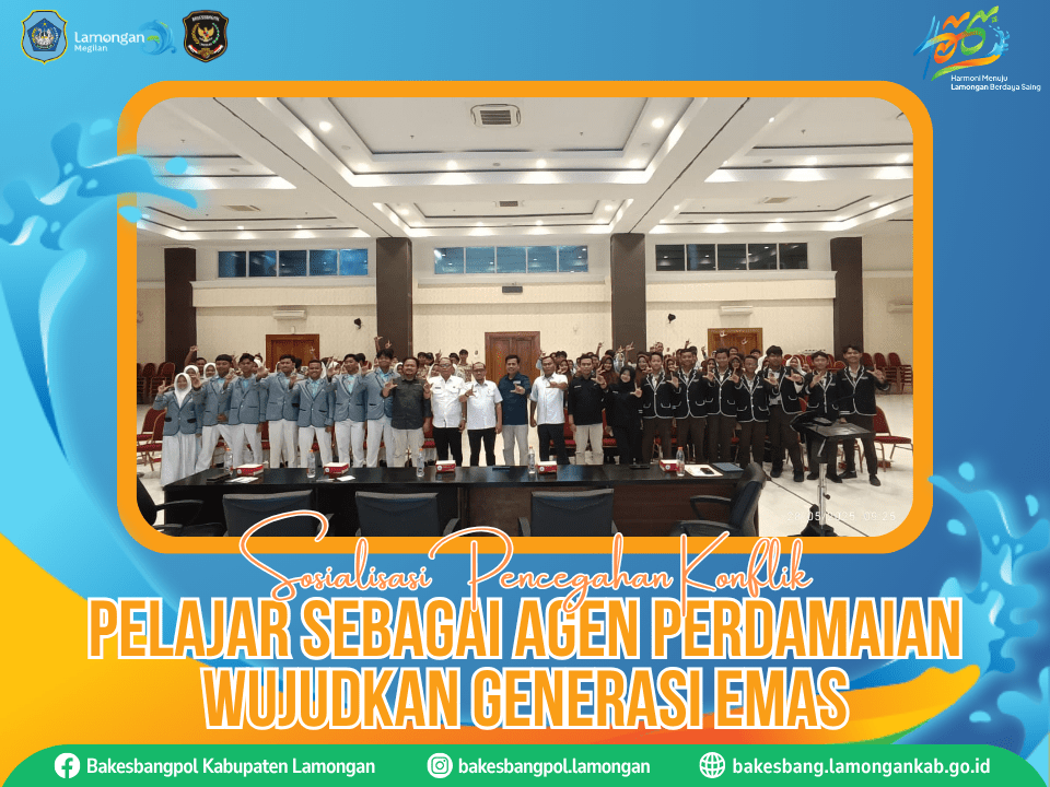 Bakesbangpol Gelar Sosialisasi Pencegahan Konflik, Sasar Pelajar sebagai Agen Perdamaian