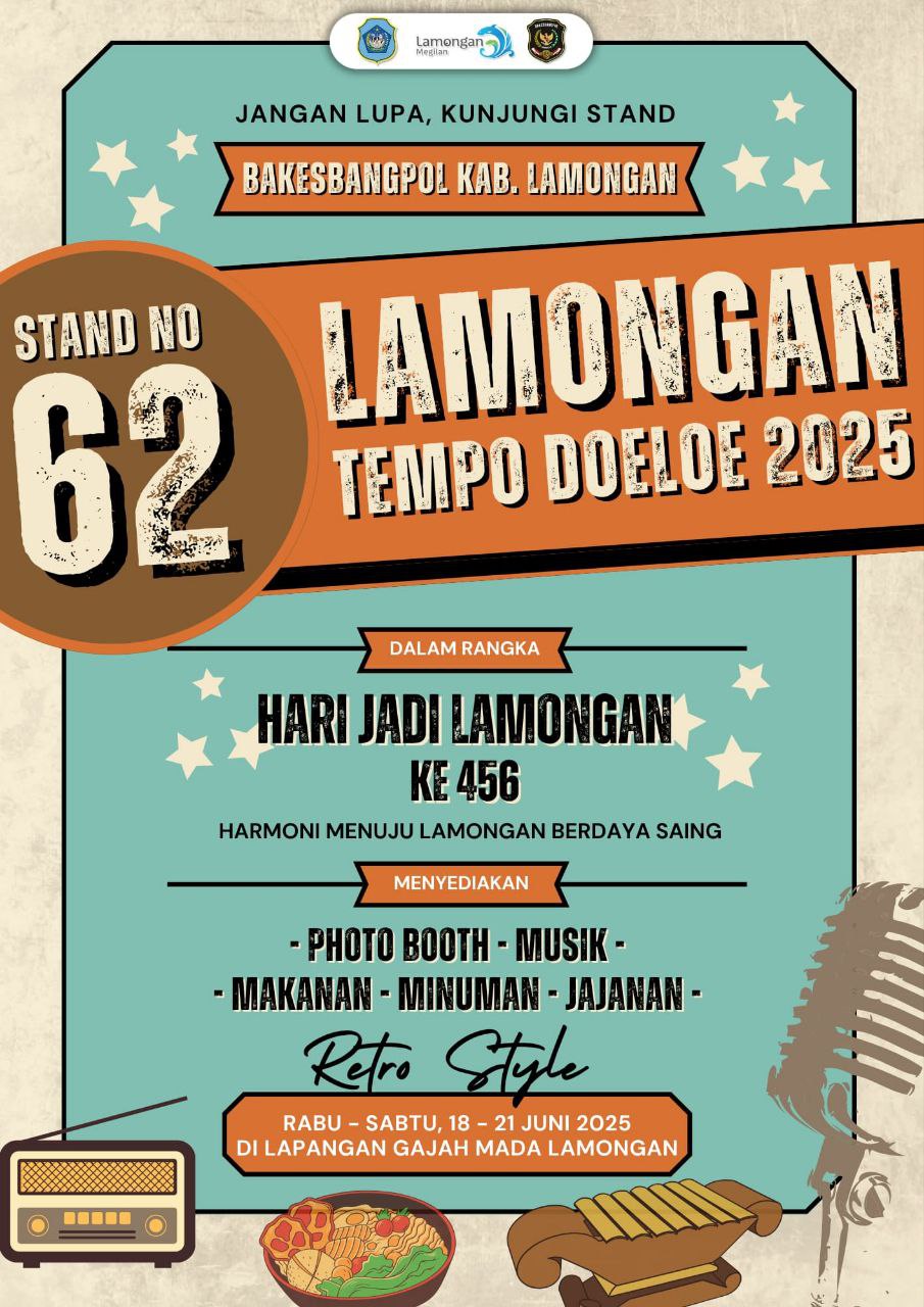 Kilas Balik 80'an, Mari Bergoyang bersama Bakesbangpol Lamongan