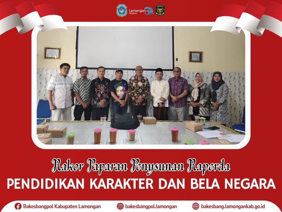 Foto: Rakor Paparan Rencana Penyusunan Pendidikan Karakter dan Sosialisasi Program Bela Negara
