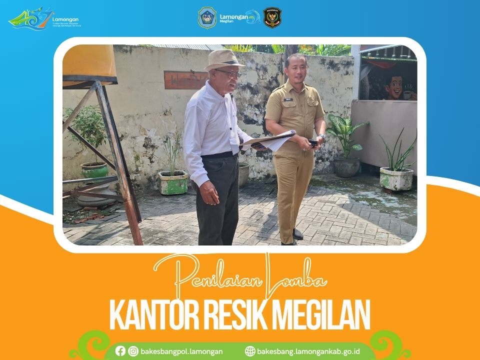 Foto: Bakesbangpol Lamongan Terima Kunjungan Penilai Lomba Green Office