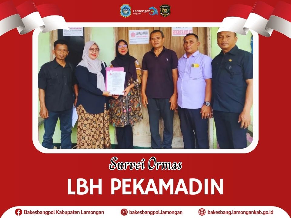 Foto: Bakesbangpol Lamongan Survei LBH PEKAMADIN