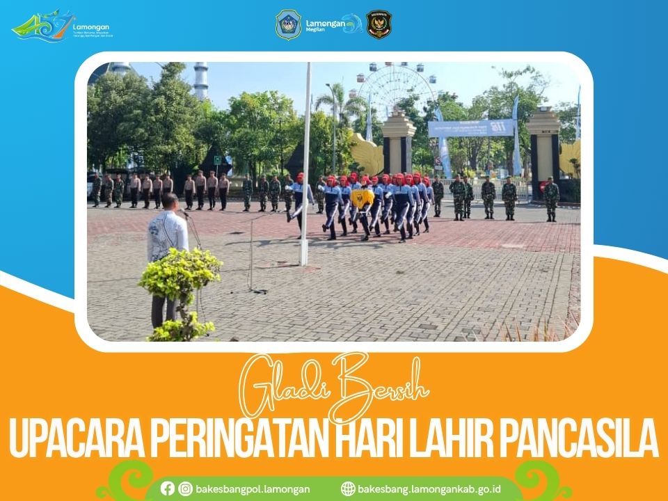 Foto: Gladi Bersih Upacara Peringatan Hari Lahir Pancasila 2026