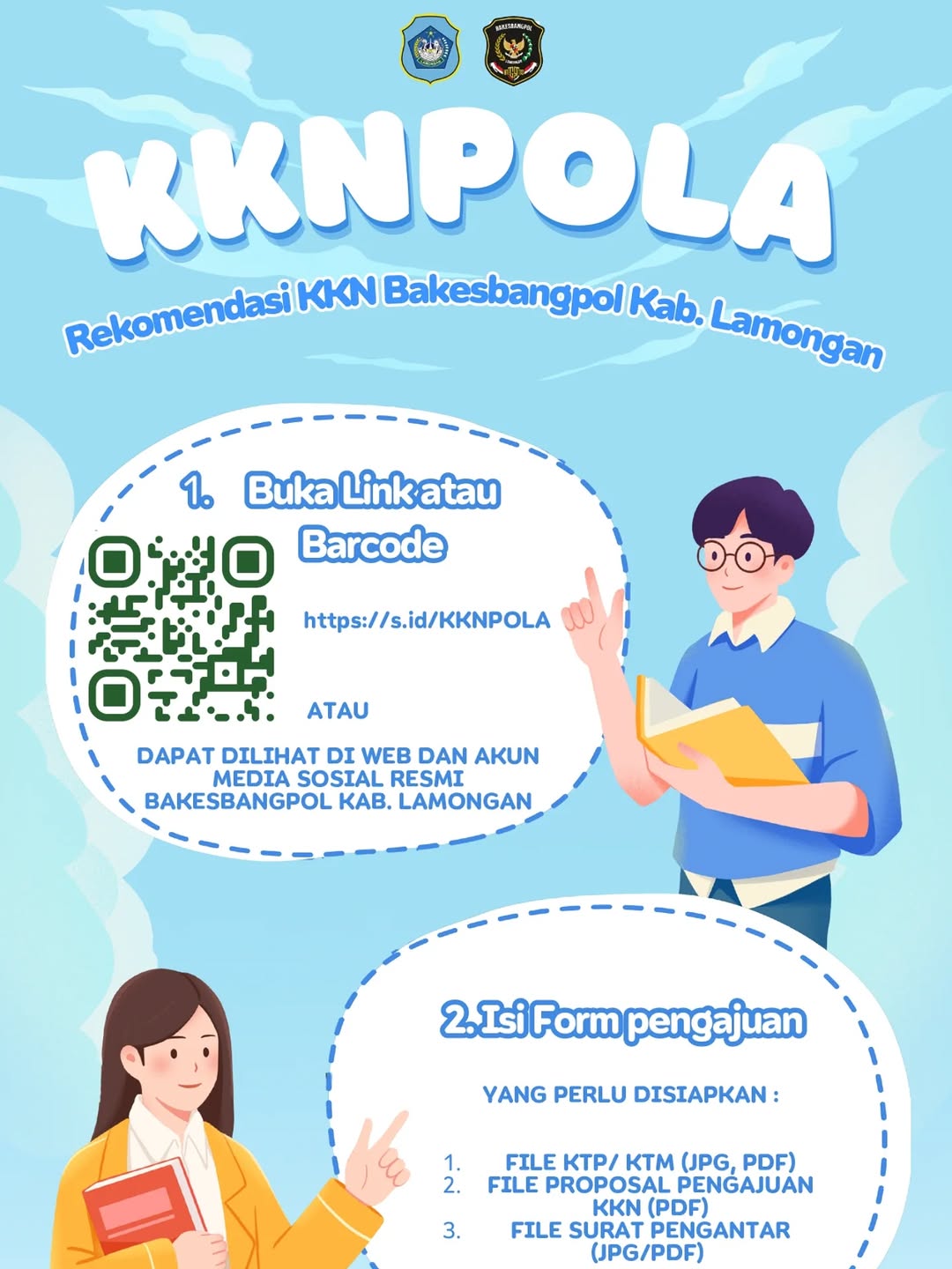 Foto: KKNPOLA - Rekomendasi KKN Bakesbangpol Kab. Lamongan