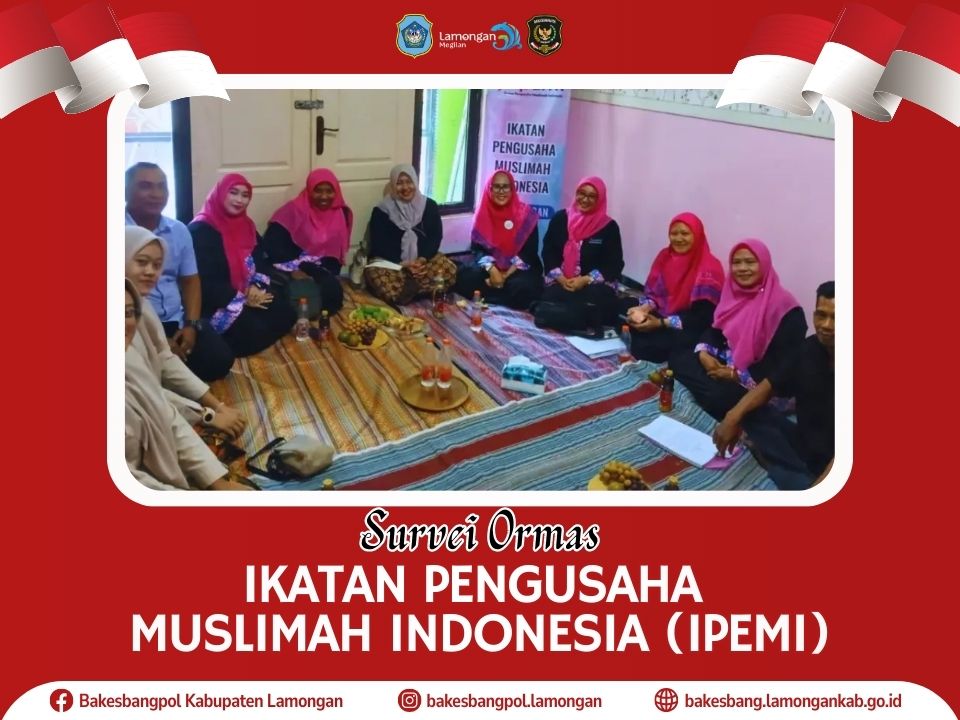 Foto: Bakesbangpol Lamongan Survei Ikatan Pengusaha Muslimah Indonesia (IPEMI)
