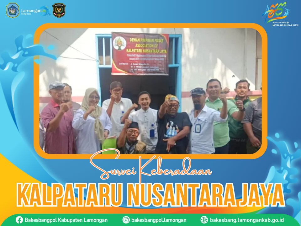 Foto: Bakesbangpol Survei Ormas Kalpataru Nusantara Jaya