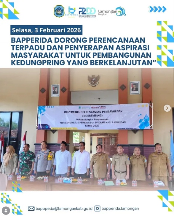 Foto: Musrenbang Penyusunan RKPD Tahun 2027 Kecamatan Kedungpring
