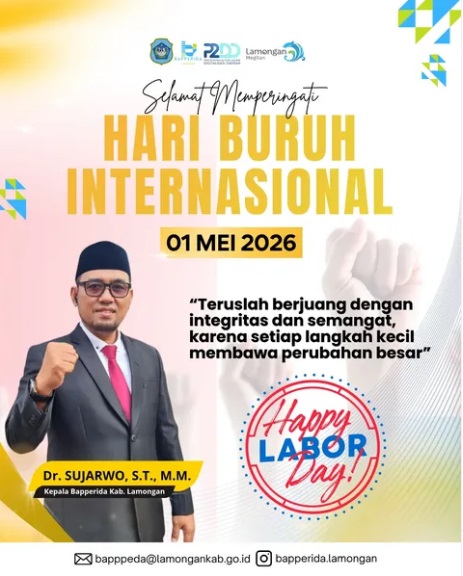 Foto: Selamat Hari Buruh Internasional 01 Mei 2026