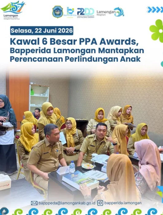 Foto: Kawal 6 Besar PPA Awards, Bapperida Lamongan Mantapkan Perencanaan Perlindungan Anak