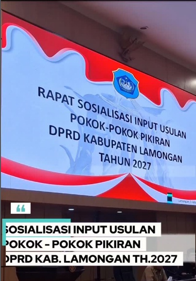 Foto: Sosialisasi Pokok-Pokok Pikiran (Pokir) DPRD