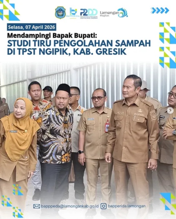 Foto: Study Tiru Pengolahan Sampah di TPST Ngipik Kabupaten Gresik