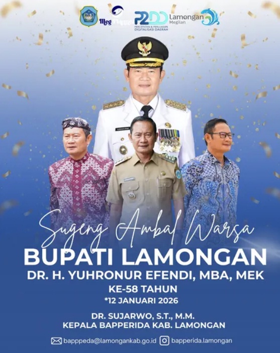 Foto: Sugeng Ambal Warsa Bupati Lamongan,