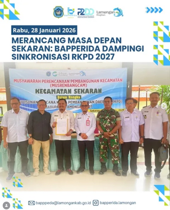 Foto: Musrenbang Penyusunan RKPD Tahun 2027 Kecamatan Sekaran