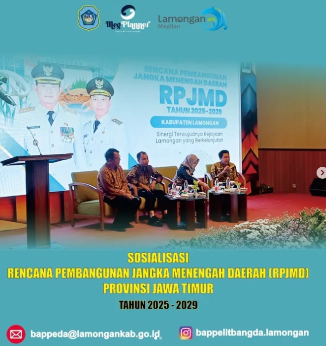 Foto: Sosialisasi RPJMD Provinsi Jawa Timur Tahun 2025-2029 di Wilayah Kerja BAKORWIL II Bojonegoro