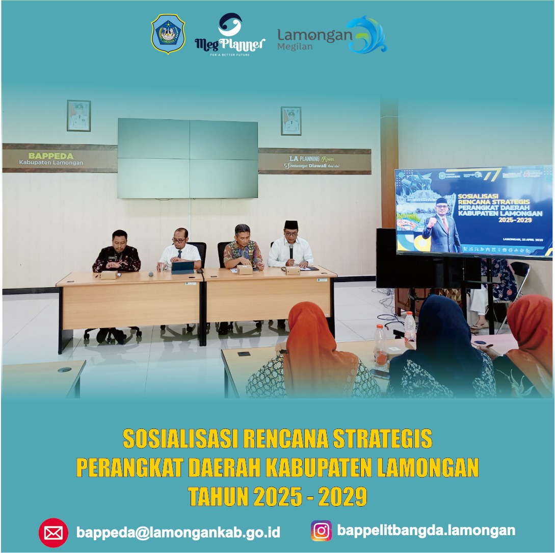 Sosialisasi Rencana Strategis Perangkat Daerah Kabupaten Lamongan Tahun 2025-2029