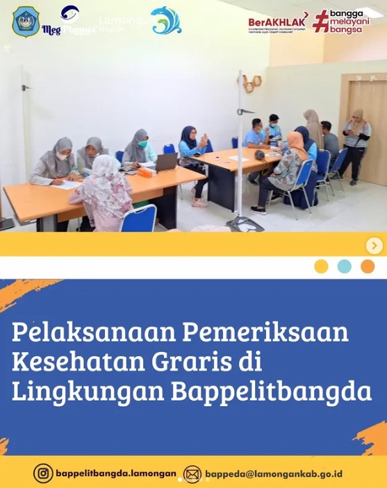 Pelaksanaan Pemeriksaan Gratis di Lingkungan Bappelitbangda