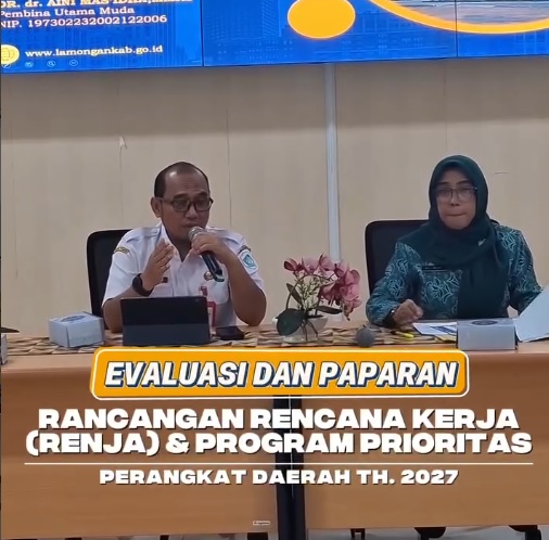 Foto: Evaluasi Rancangan Renja PD dan Program Prioritas Tahun 2027