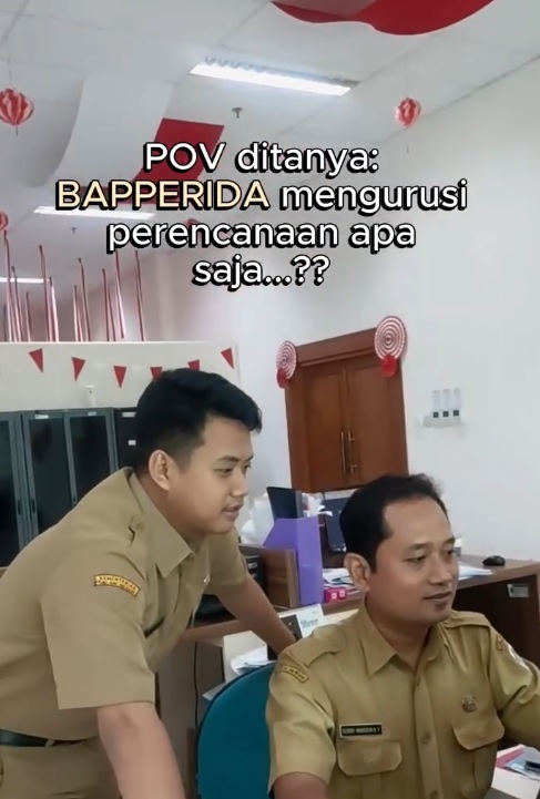 Foto: POV : ditanya orang, BAPPERIDA ngurus apa aja…?