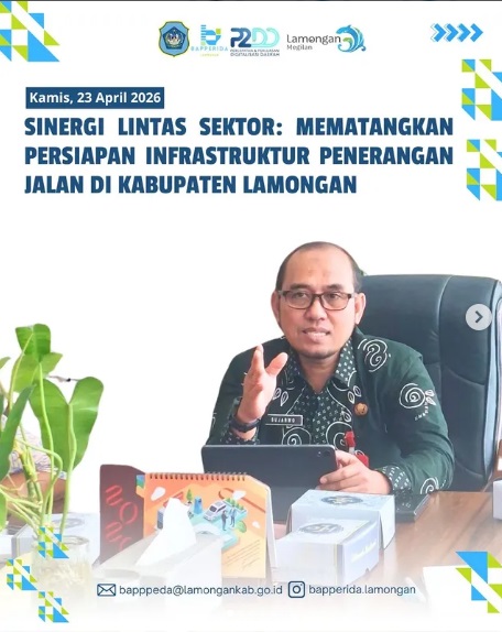 Foto: SINERGI LINTAS SEKTOR : MEMATANGKAN PERSIAPAN INFRASTRUKTUR PENERANGAN JALAN DI KABUPATEN LAMONGAN