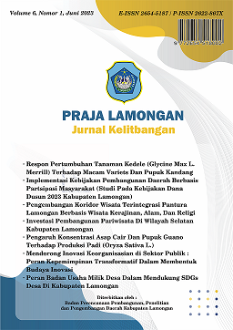Foto: PERAN BADAN USAHA MILIK DESA DALAM MENDUKUNG SDGs DESA DI KABUPATEN LAMONGAN