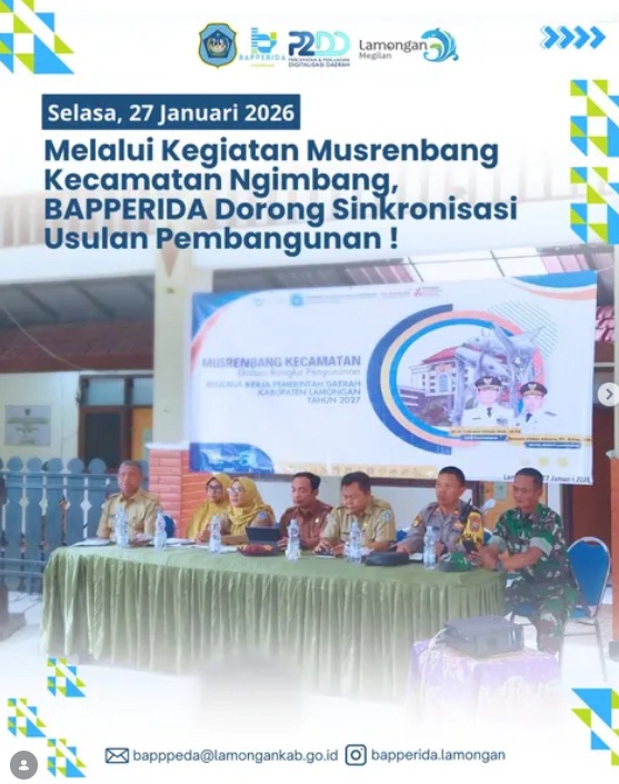 Foto: Musrenbang Penyusunan RKPD Tahun 2027 Kecamatan Ngimbang