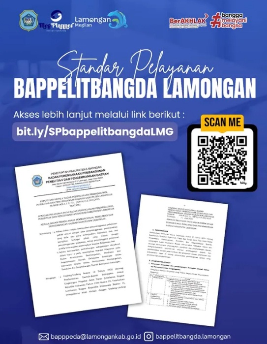 Foto: Standart Pelayanan Bappelitbangda Kabupaten Lamongan