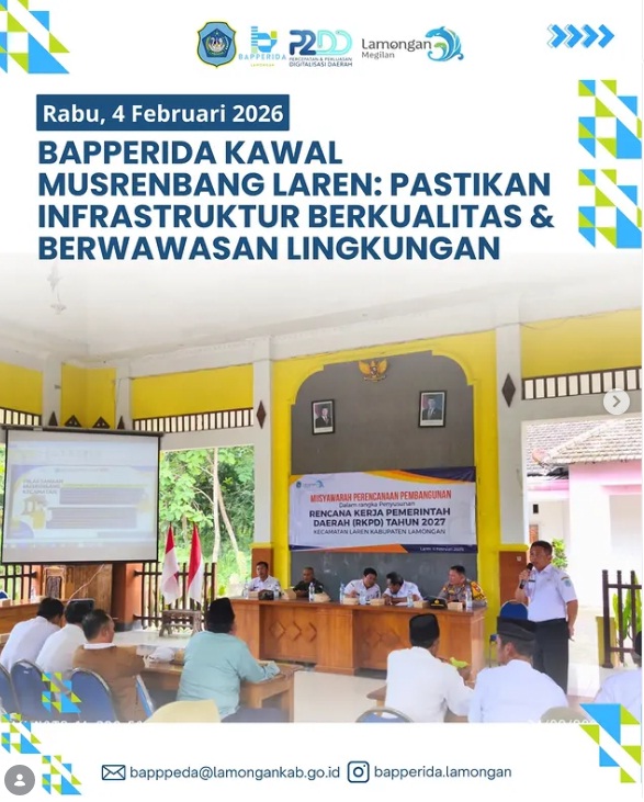 Foto: Musrenbang Penyusunan RKPD Tahun 2027 Kecamatan Laren