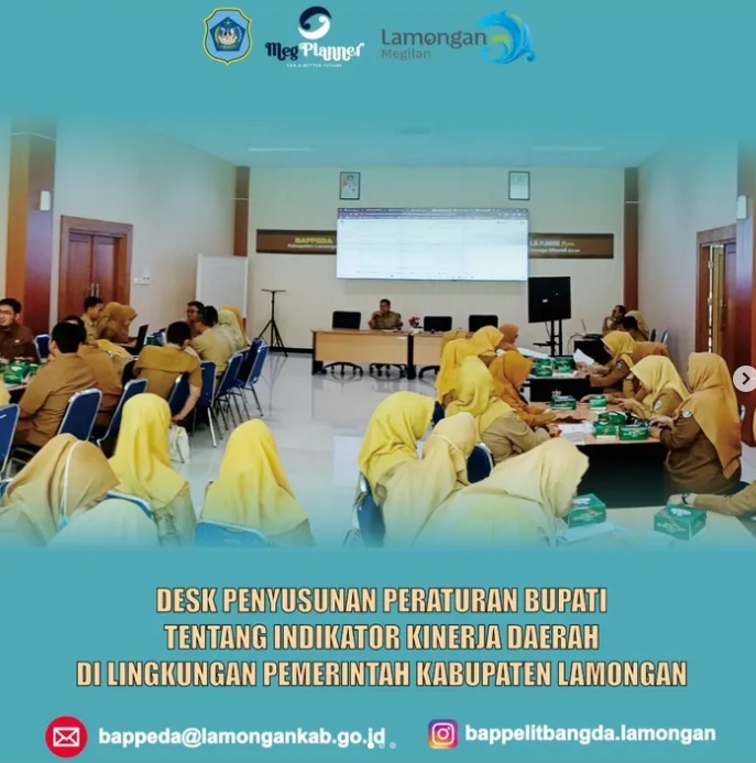 Foto: Desk Penyusunan Peraturan Bupati tentang Indikator Kinerja Daerah (IKD)