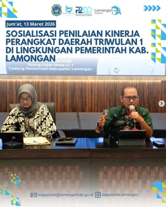 Foto: sosialisasi penilaian Perjanjian Kinerja (PK) Perangkat Daerah Tipe 2