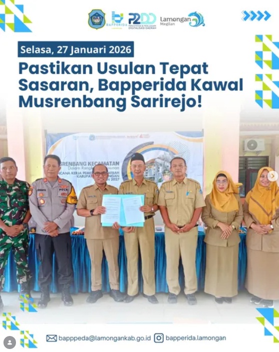 Foto: Musrenbang Penyusunan RKPD Tahun 2027 Kecamatan Sarirejo
