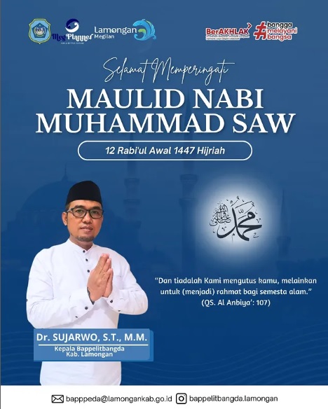 Foto: SELAMAT MEMPERINGATI MAULID NABI MUHAMMAD SAW 12 RABIUL AWAL 1447 HIJRIYAH