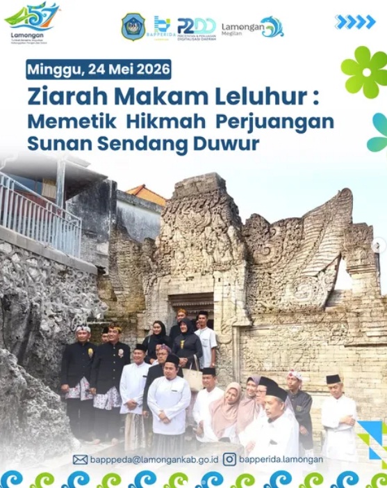 Foto: Bapperida Kabupaten Lamongan turut serta dalam agenda ziarah makam leluhur Lamongan