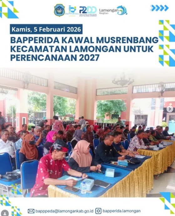 Musrenbang Penyusunan RKPD Tahun 2027 Kecamatan Lamongan