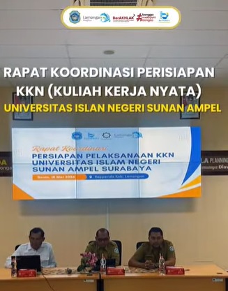 Foto: Rapat Koordinasi Persiapan Pelaksanaan KKN UIN Sunan Ampel Surabaya Tahun 2026