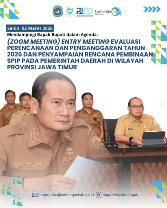 Foto: Zoom Meeting Entry Meeting Evaluasi Perencanaan dan Penganggaran Tahun 2026