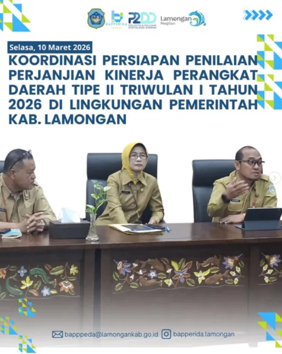 Foto: Koordinasi Persiapan Penilaian Perjanjian Kinerja Perangkat Daerah