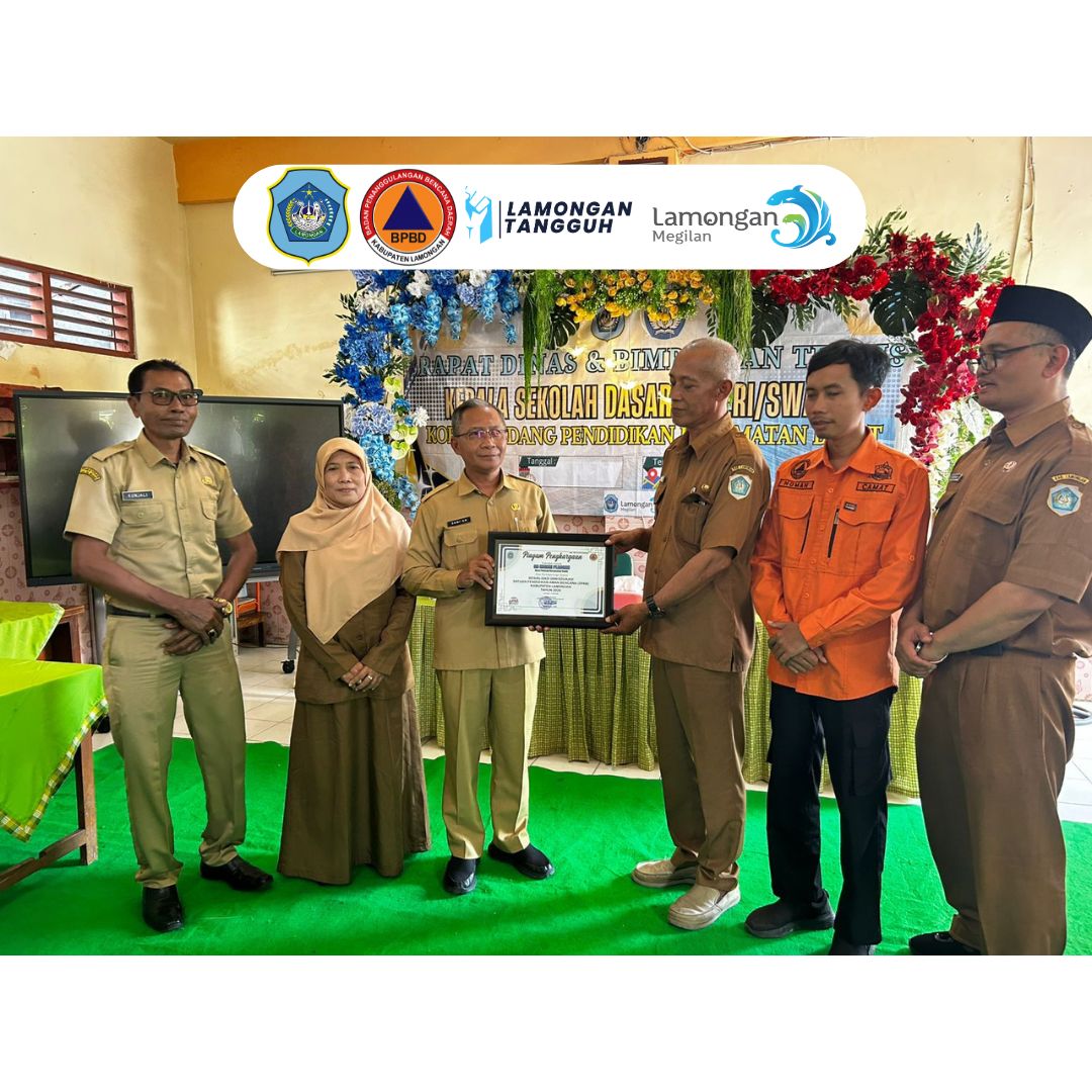 BPBD Lamongan Gelar Kegiatan Satuan Pendidikan Aman Bencana (SPAB) di SDN Plaosan Kecamatan Babat