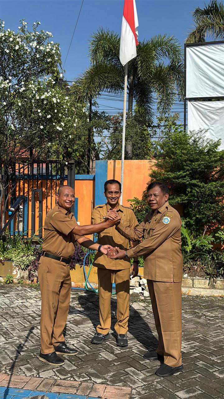 Foto: Serah Terima Jabatan Kepala PLT Kalaksa BPBD Lamongan