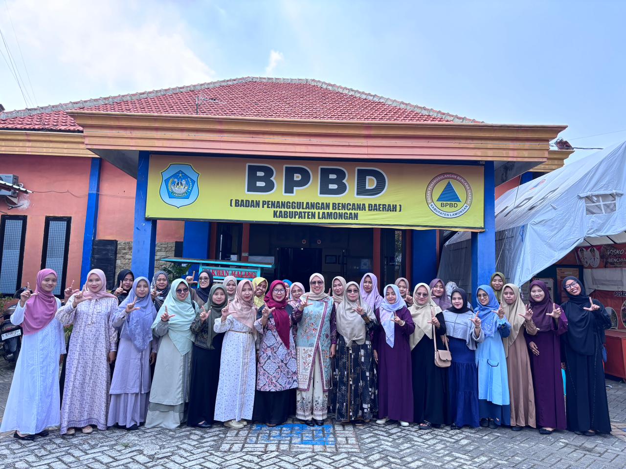 Foto: Pertemuan Rutin DWP BPBD Lamongan Sekaligus Halal Bihalal