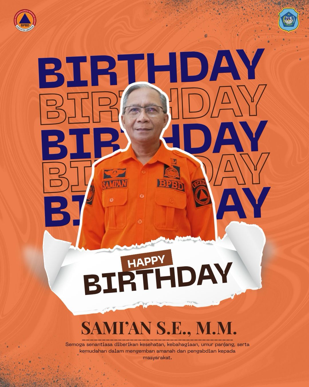 Foto: SELAMAT ULANG TAHUN PAK KALAKSA