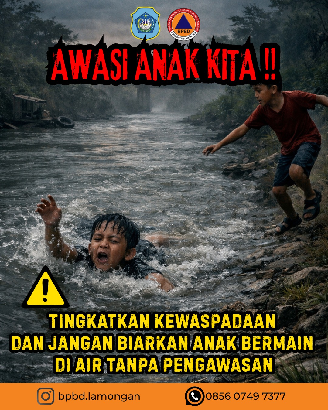 Foto: WASPADA BAHAYA TENGGELAM!!!!