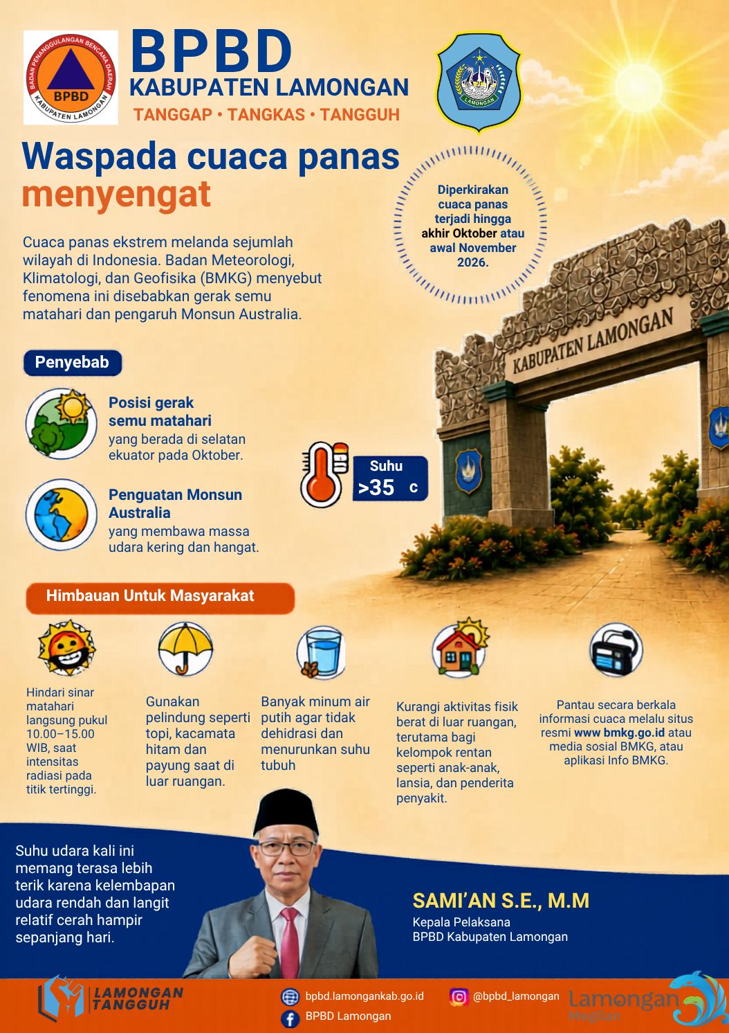 Foto: HIMBAUAN CUACA PANAS