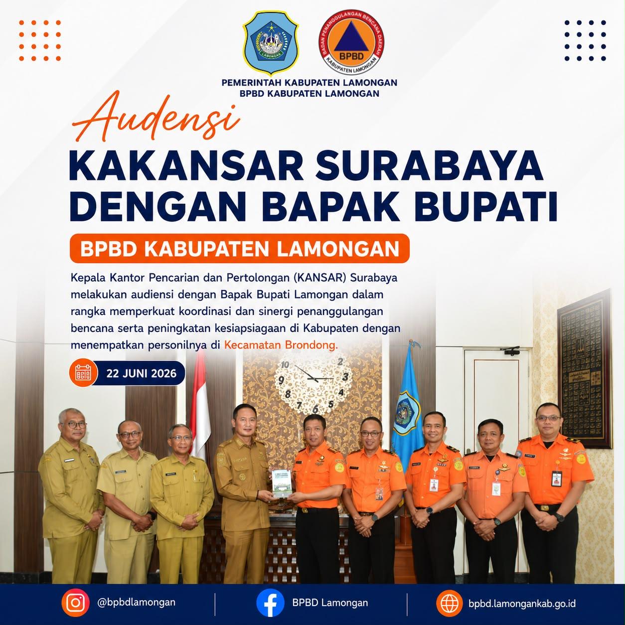 Foto: AUDIENSI UPAYA MEMPERKUAT SINERGI PENANGGULANGAN BENCANA