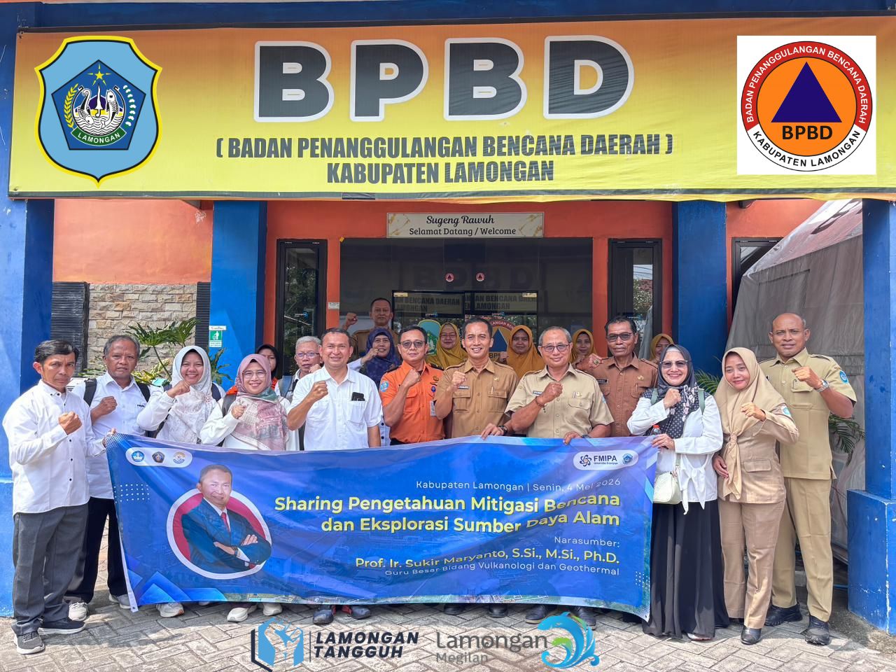 Foto: Sharing Mitigasi Bencana bersama Guru Besar Bidang Vulkanologi dan Geothermal UB Malang