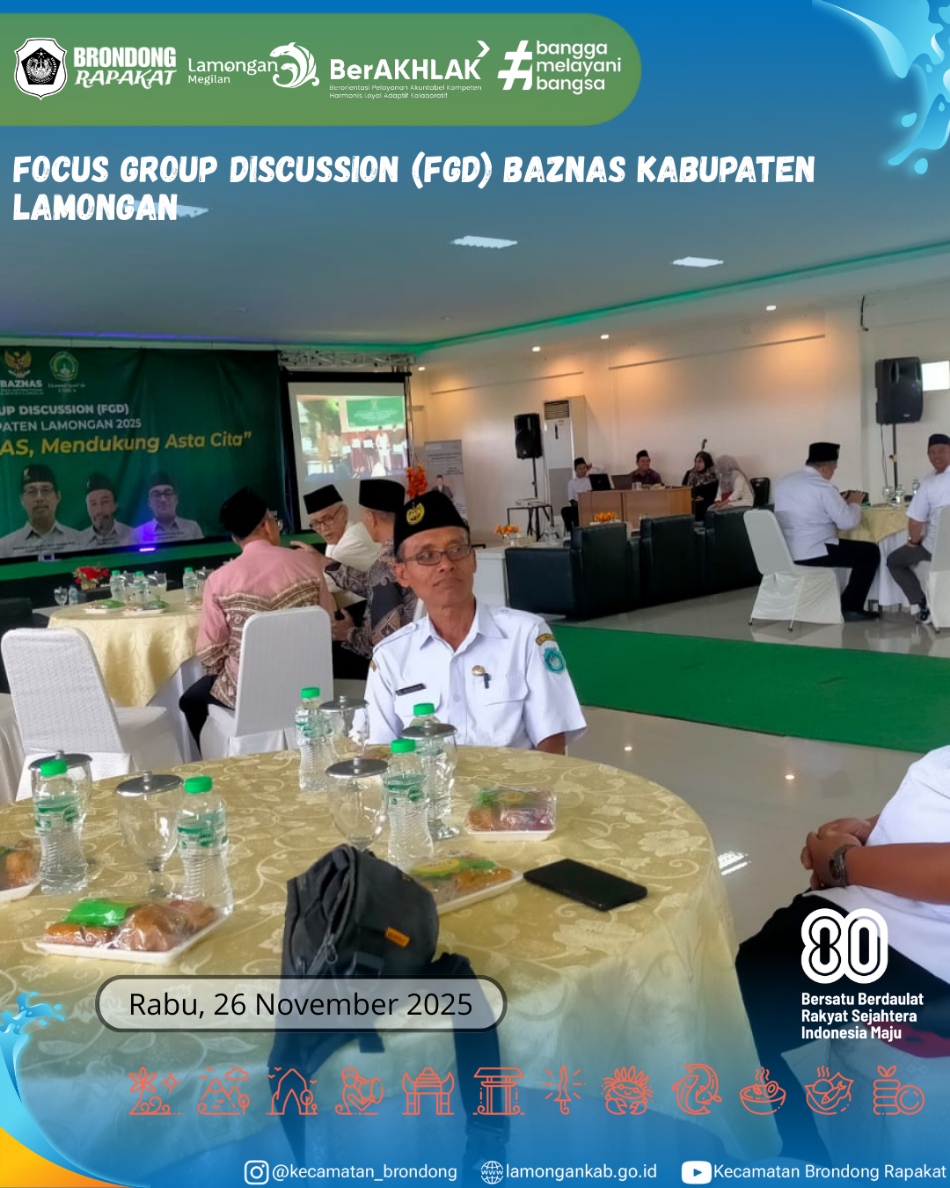 Foto: RAPAT KERJA DAN FORUM GROUP DISCUSSION BAZNAS LAMONGAN