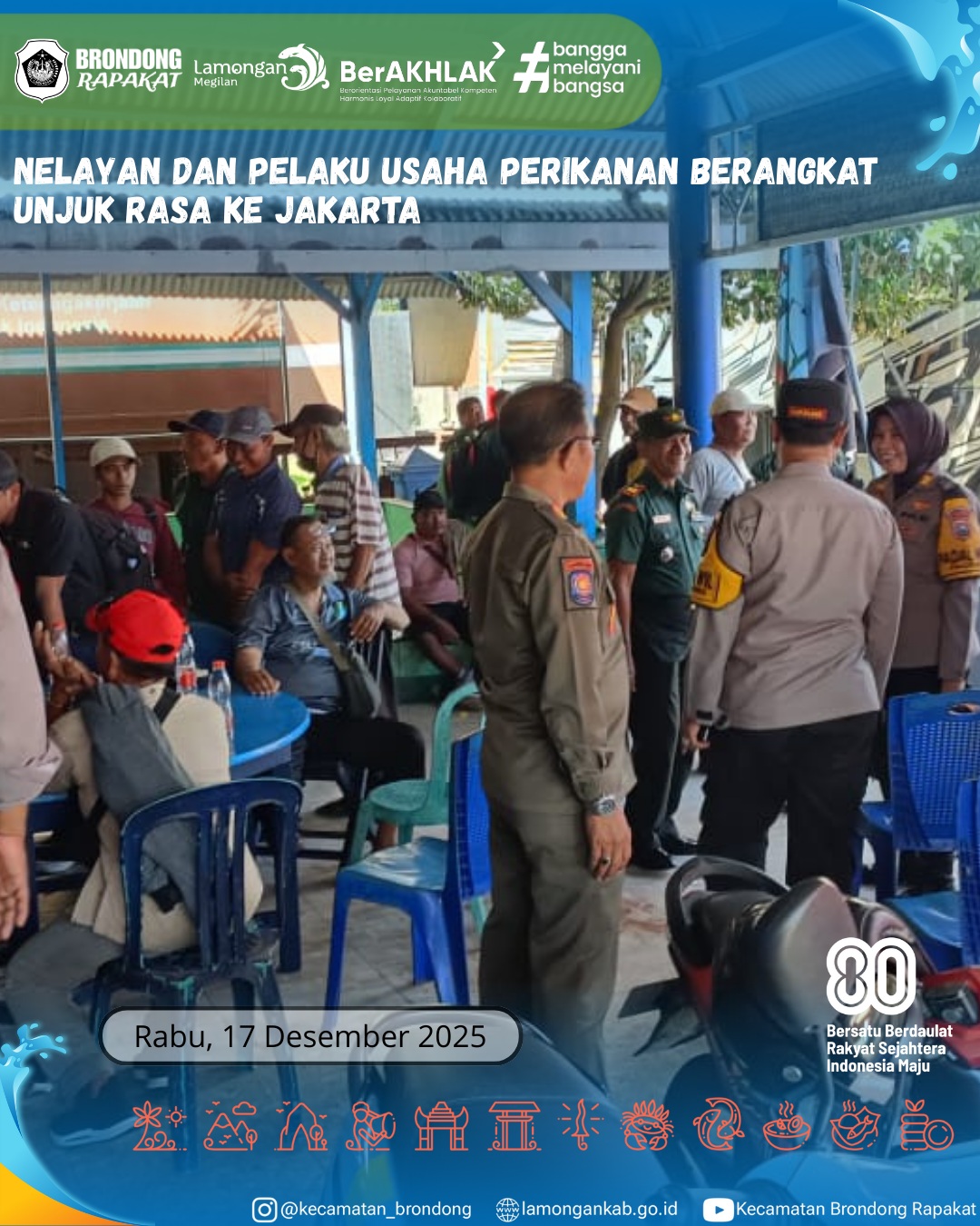 Foto: NELAYAN LAMONGAN SUARAKAN ASPIRASI KE JAKARTA DEMI KEBIJAKAN PERIKANAN YANG BERKEADILAN