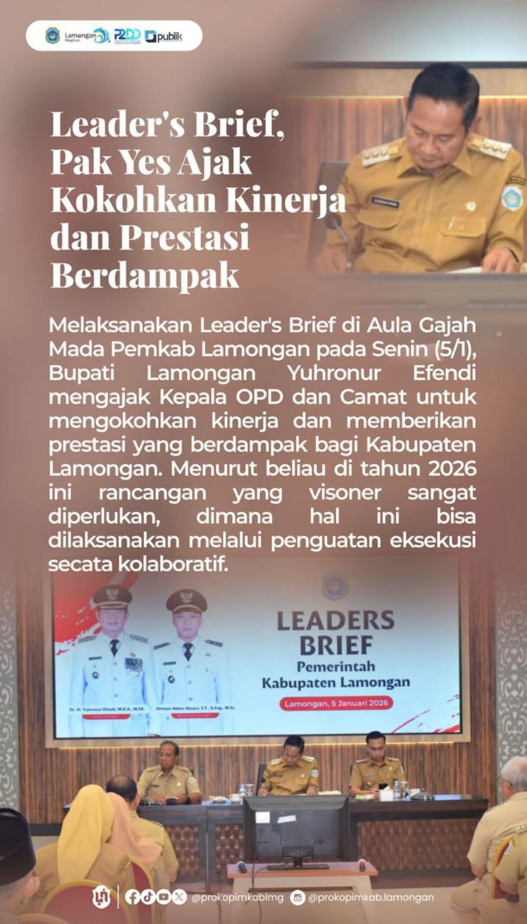 Foto: LEADER'S BRIEF LAMONGAN
